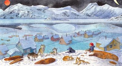 Peter Bay Alexandersen / “Pigen der kunne tale med hunde” af Kim Leine – 2017<a href=https://illustratorerne.dk/illustrator_profil/index-profil.php?bpid=50><br><b> SE PROFILEN </b></a>