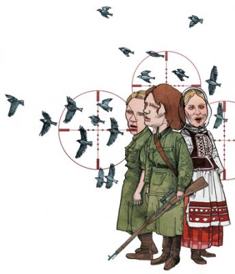 Lars Vegas Nielsen / Ukrainske kvinder<a href=https://illustratorerne.dk/illustrator_profil/index-profil.php?bpid=57><br><b> SE PROFILEN </b></a>